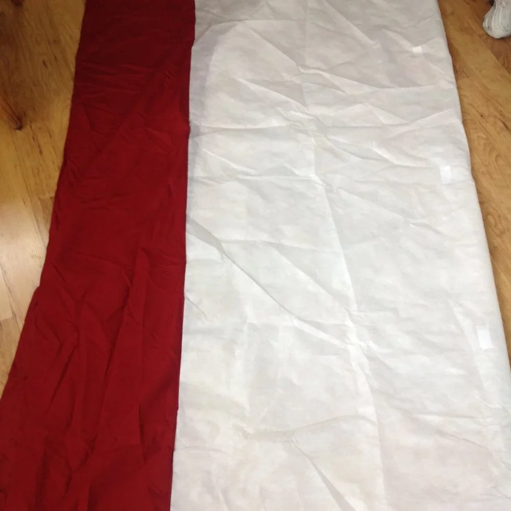 Red Queen Size Dust Ruffle